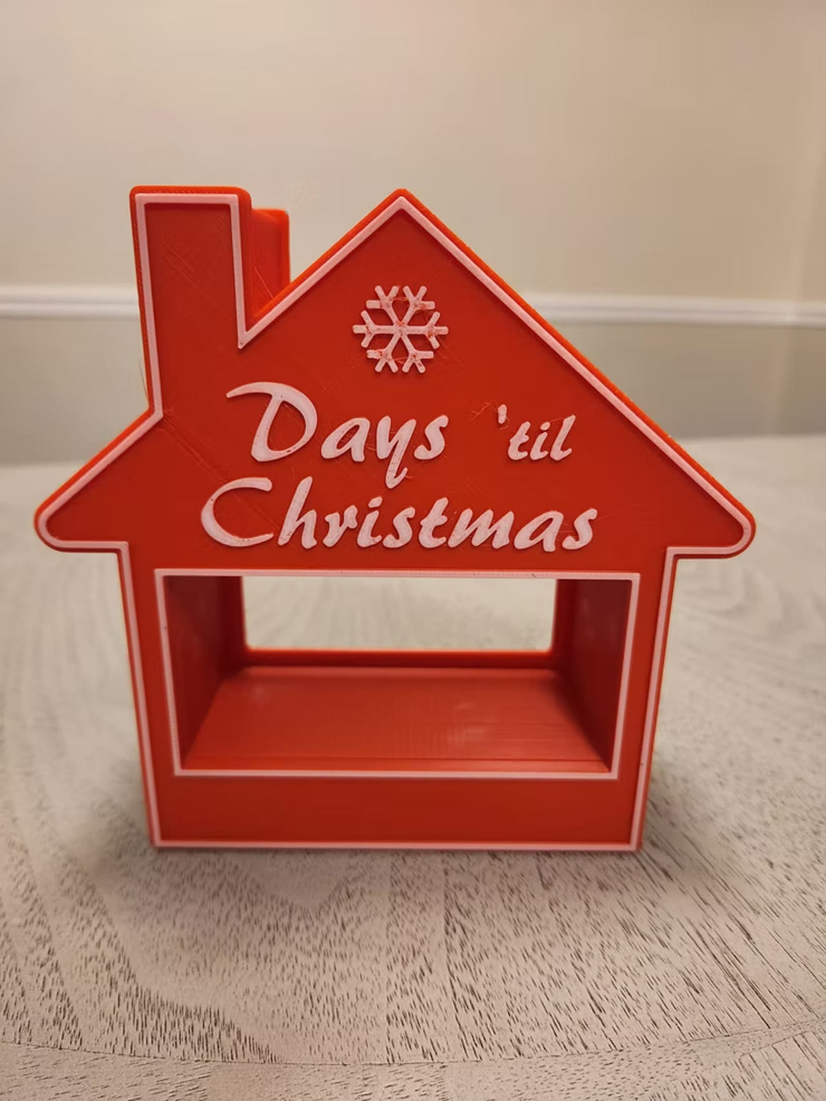 Empty house countdown frame