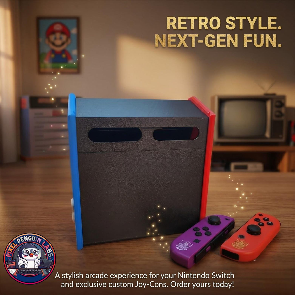 Switch Arcade Style Docking Station! 3D Printed