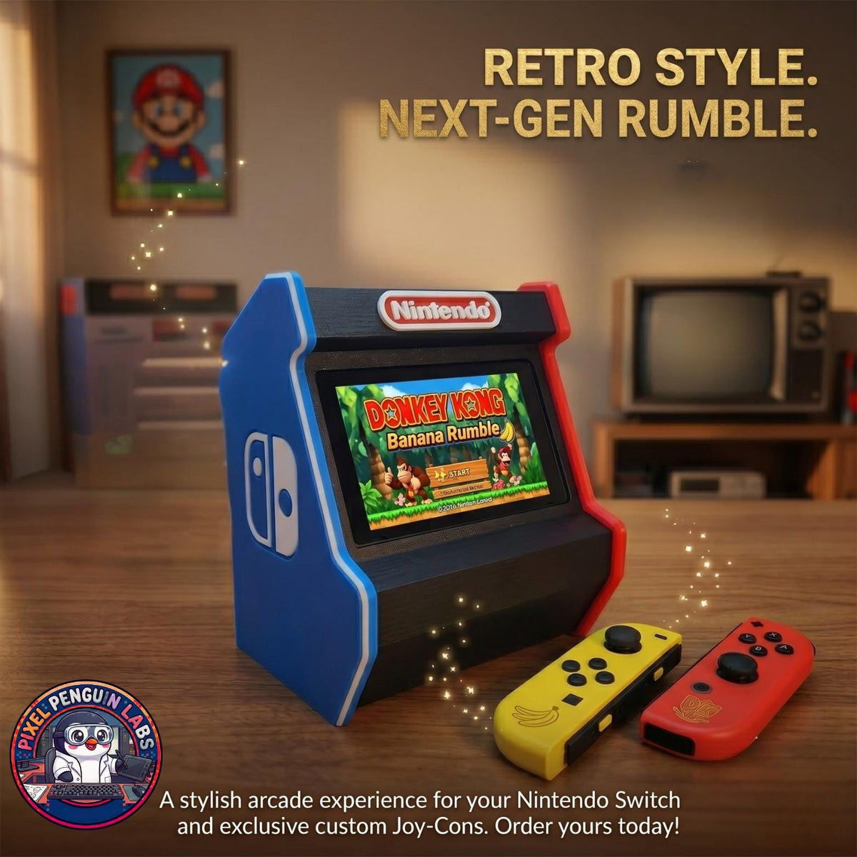 Switch Arcade Style Docking Station! 3D Printed