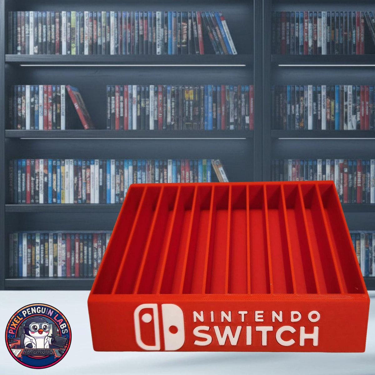 3D-Printed Switch Game Holder & Display Organizer
