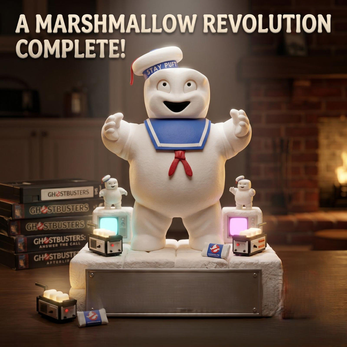 3D Printed Marsh-Mallow Figurine