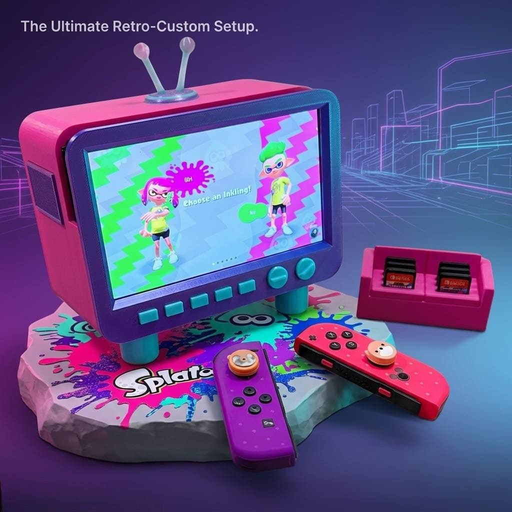 Retro Switch Docking TV