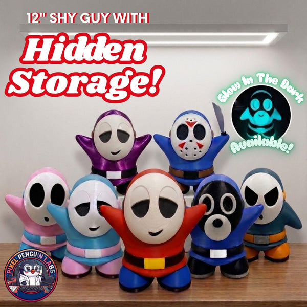 12" Shy Figurine with Hidden Secret Storage