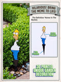 Simpsons Plant Stake - 3D Printed Funny Garden Decor Meme