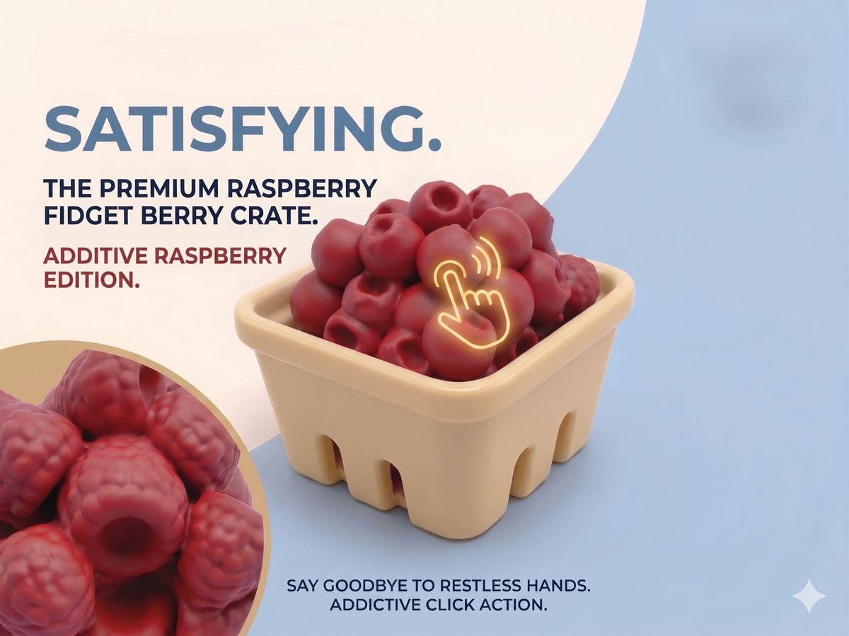 Raspberry Fidget Berry Crate