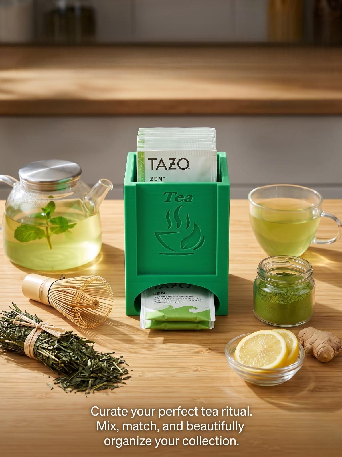 Tea Bag Organizer Dispenser