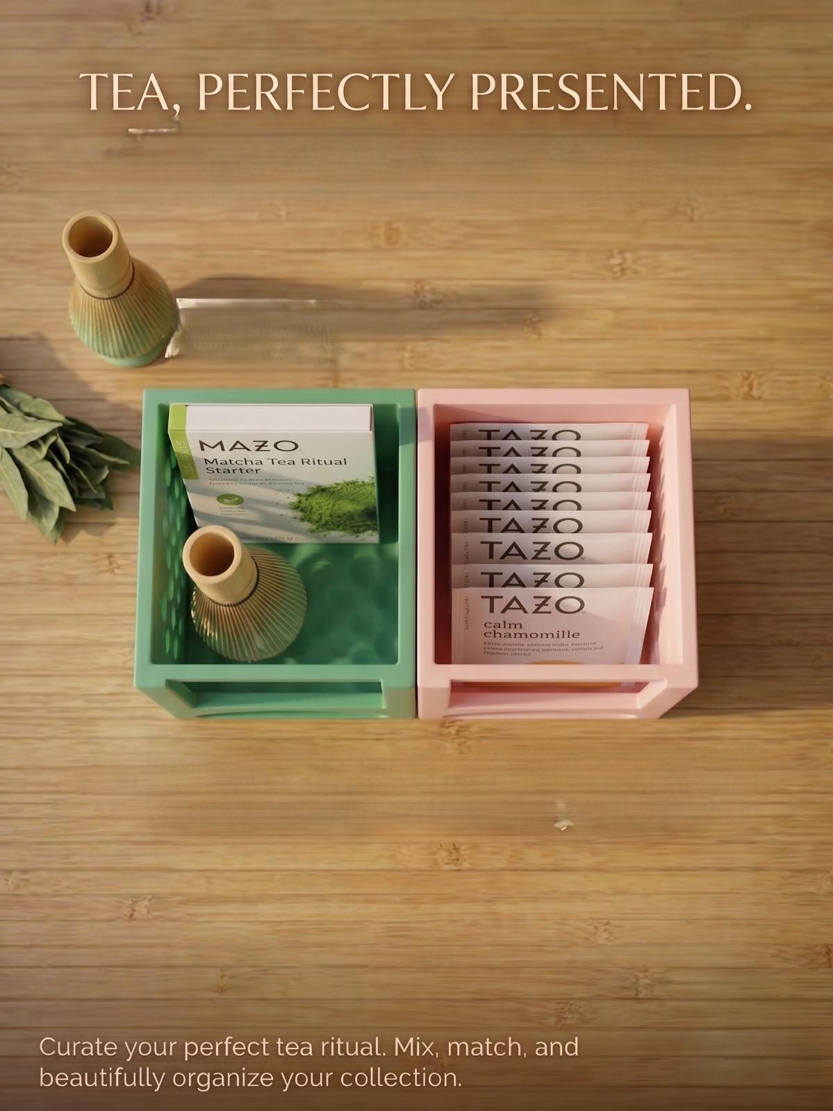 Tea Bag Organizer Dispenser