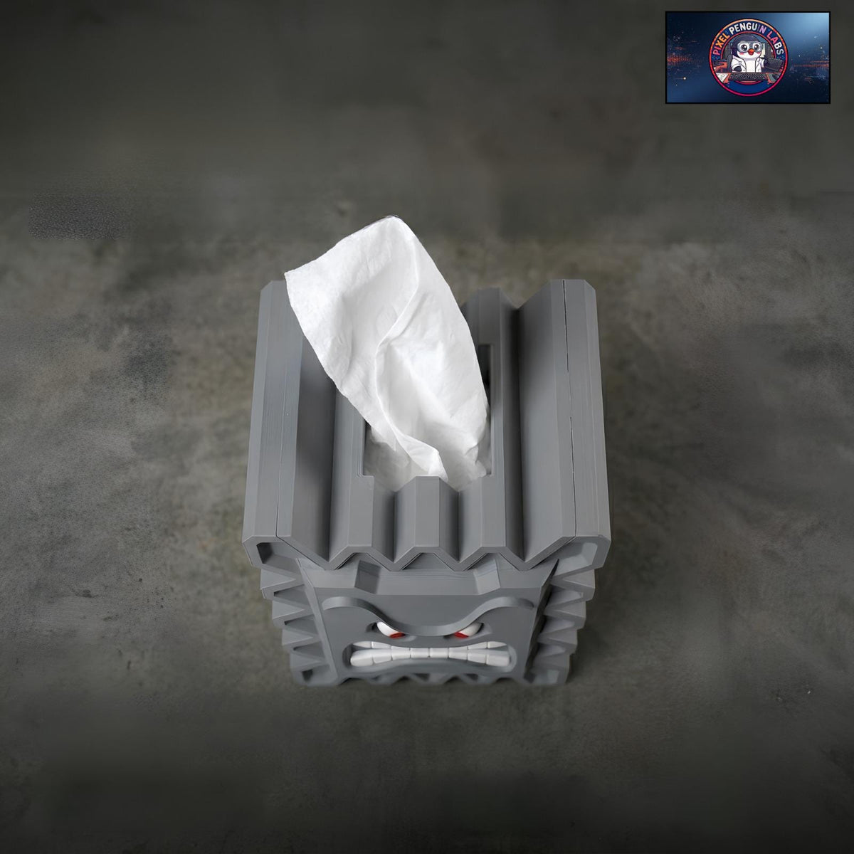 Whimsical Tissue Box Cover Thwomp