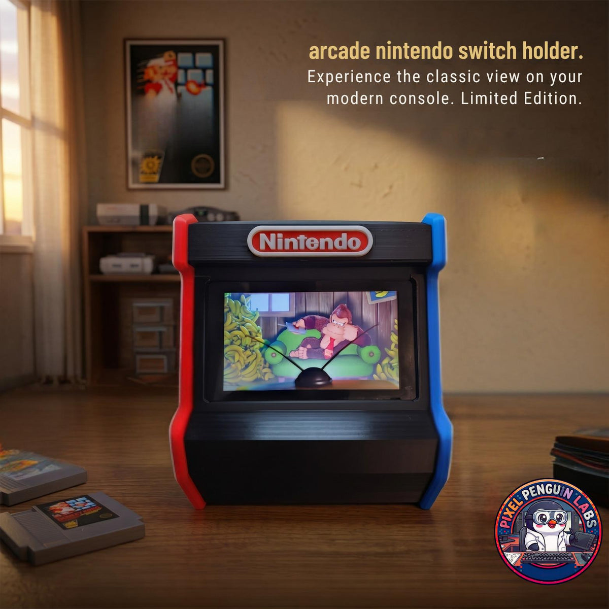 Switch Arcade Style Docking Station! 3D Printed