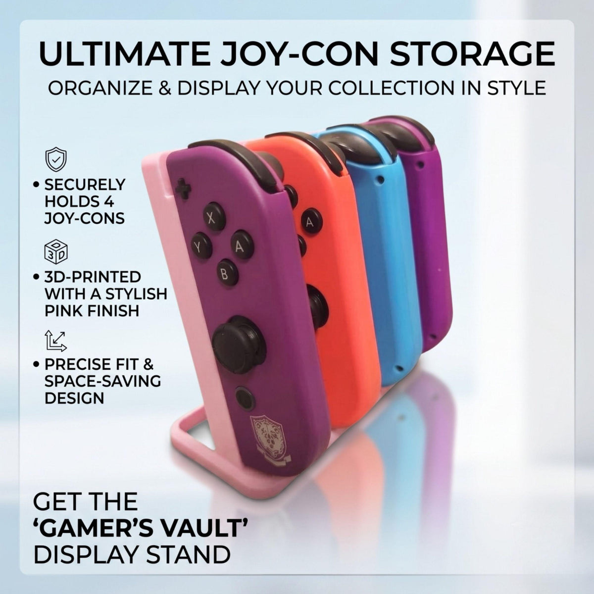 Joy Con Desktop Organizer! 3D Printed
