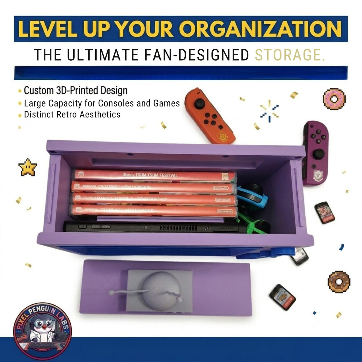 The Ultimate Simpsons Retro TV Nintendo Switch Dock & Storage Organizer