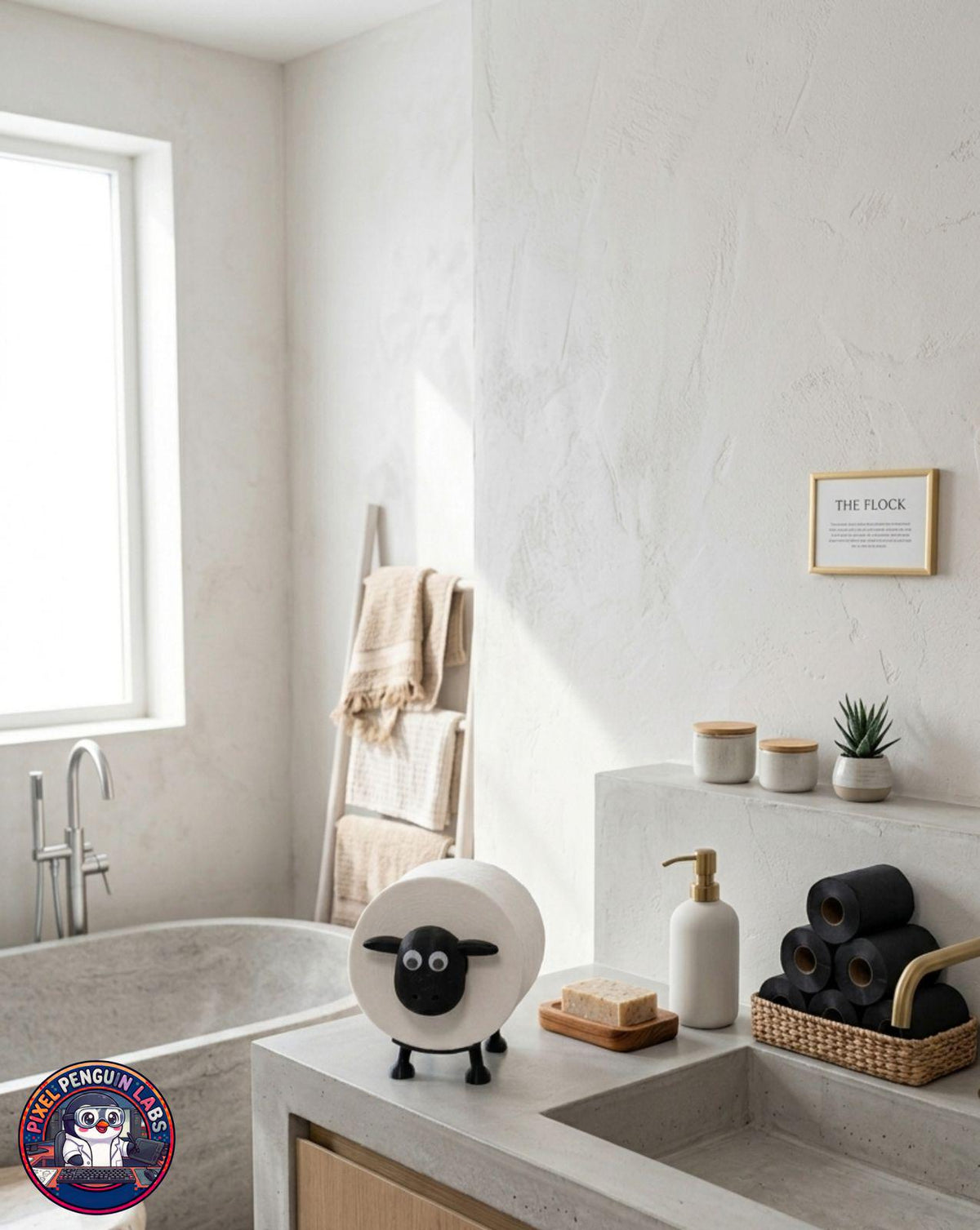 Sheep Toilet Paper Holder - BOGO Buy 2 Get 1 FREE!