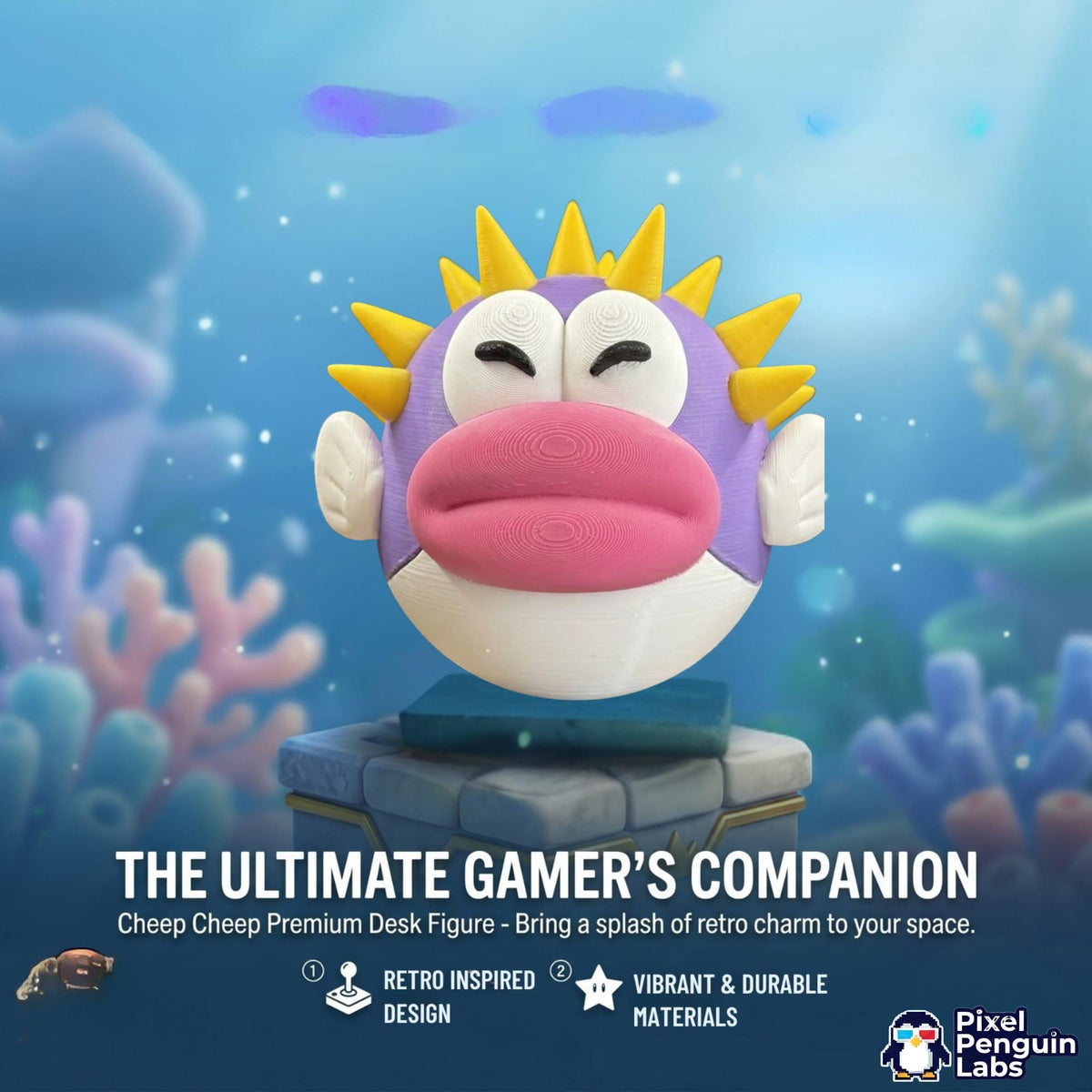 Spiny C. Chomp! - 3D Printed