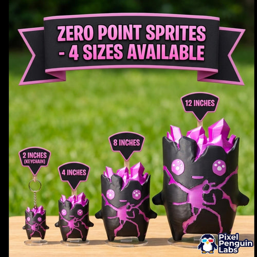 12" Sprite Figurine – Ultimate Gaming Desk Decor 3D Printed