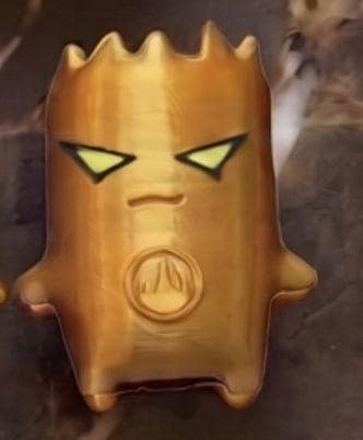 4" Gold Sprite – 3D Printed Custom Gamer Buddies