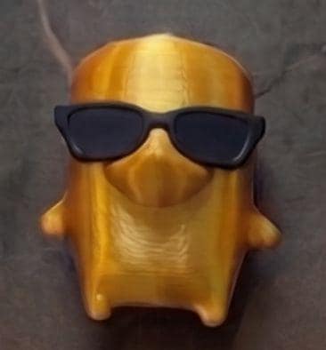 4" Gold Sprite – 3D Printed Custom Gamer Buddies
