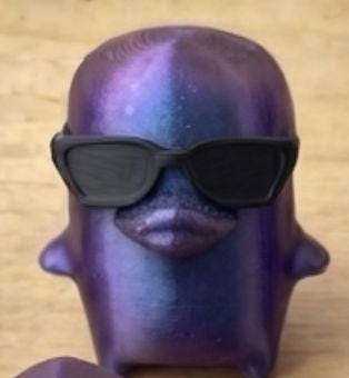 8" Galaxy Sprite – 3D Printed Custom Gamer Buddies