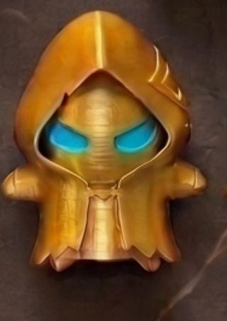 12" Gold buddy Sprite – 3D Printed Custom Gamer Buddies