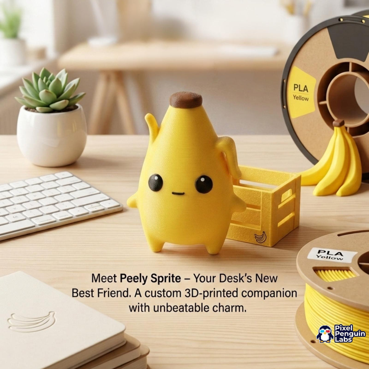 4" nana Sprite Custom 3D Printed Sprite & Desk Companion