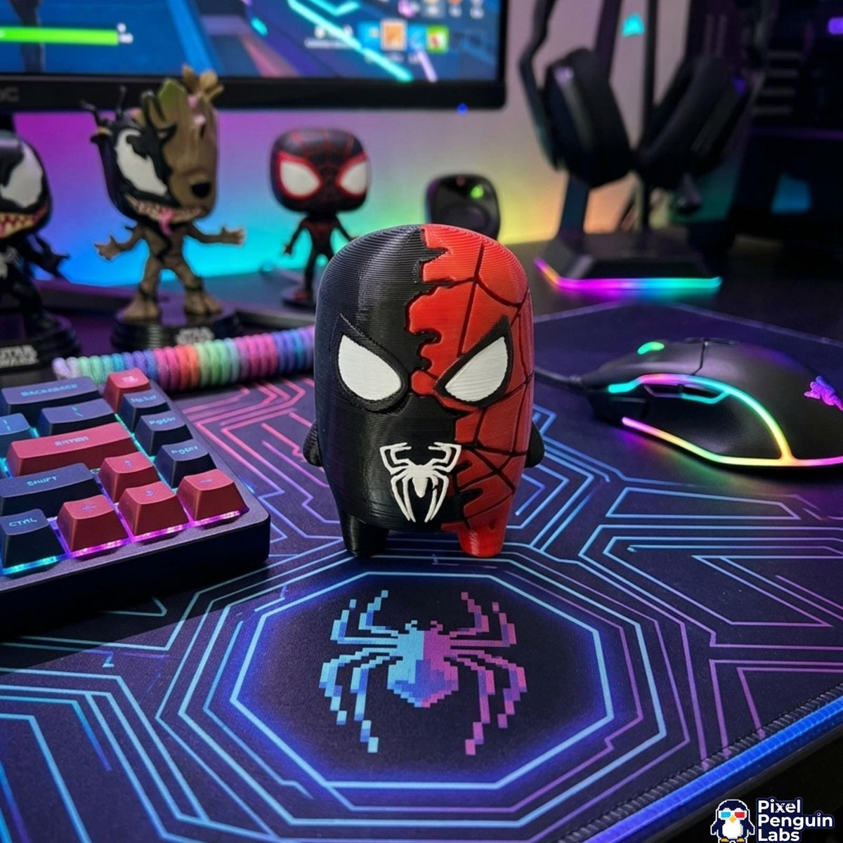 4" SpiderVen Sprite Custom 3D Printed Sprite & Desk Companion