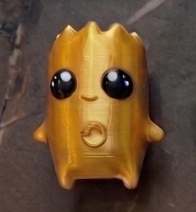12" Gold buddy Sprite – 3D Printed Custom Gamer Buddies