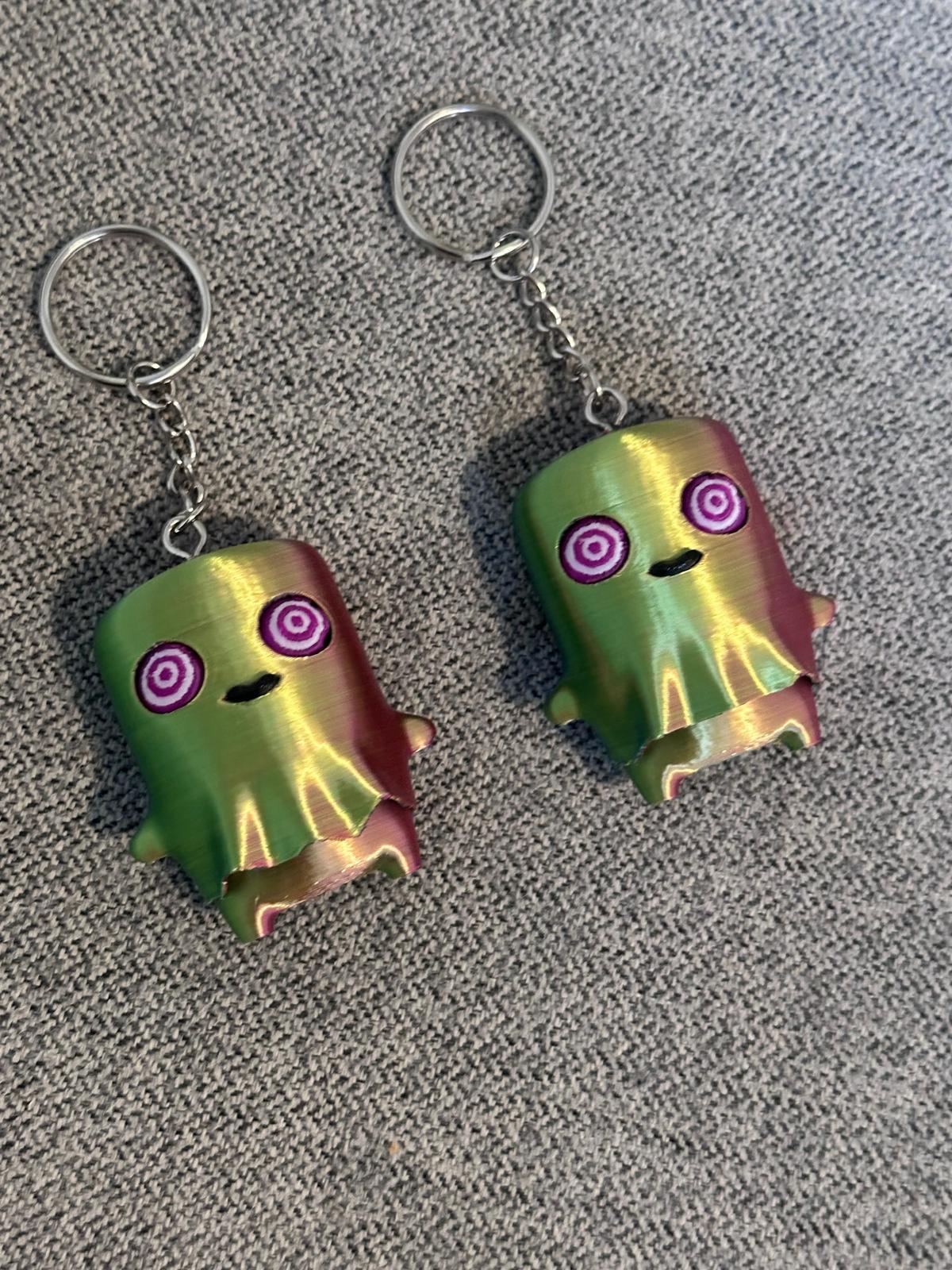Holofoil Sprite Keychains – Custom Gamer Backpack Buddies 3D Printed