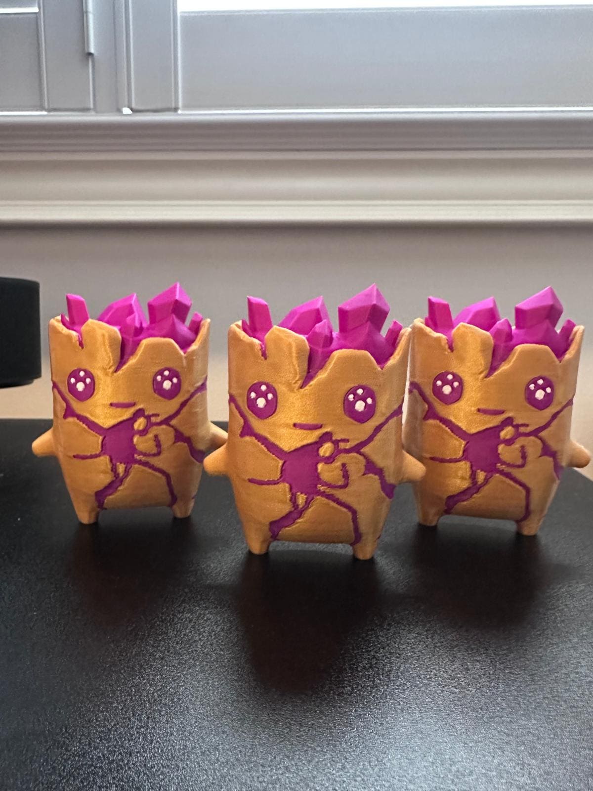 4" Gold Sprite – 3D Printed Custom Gamer Buddies