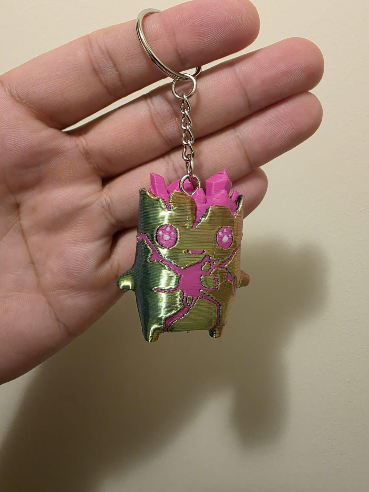 Holofoil Sprite Keychains – Custom Gamer Backpack Buddies 3D Printed