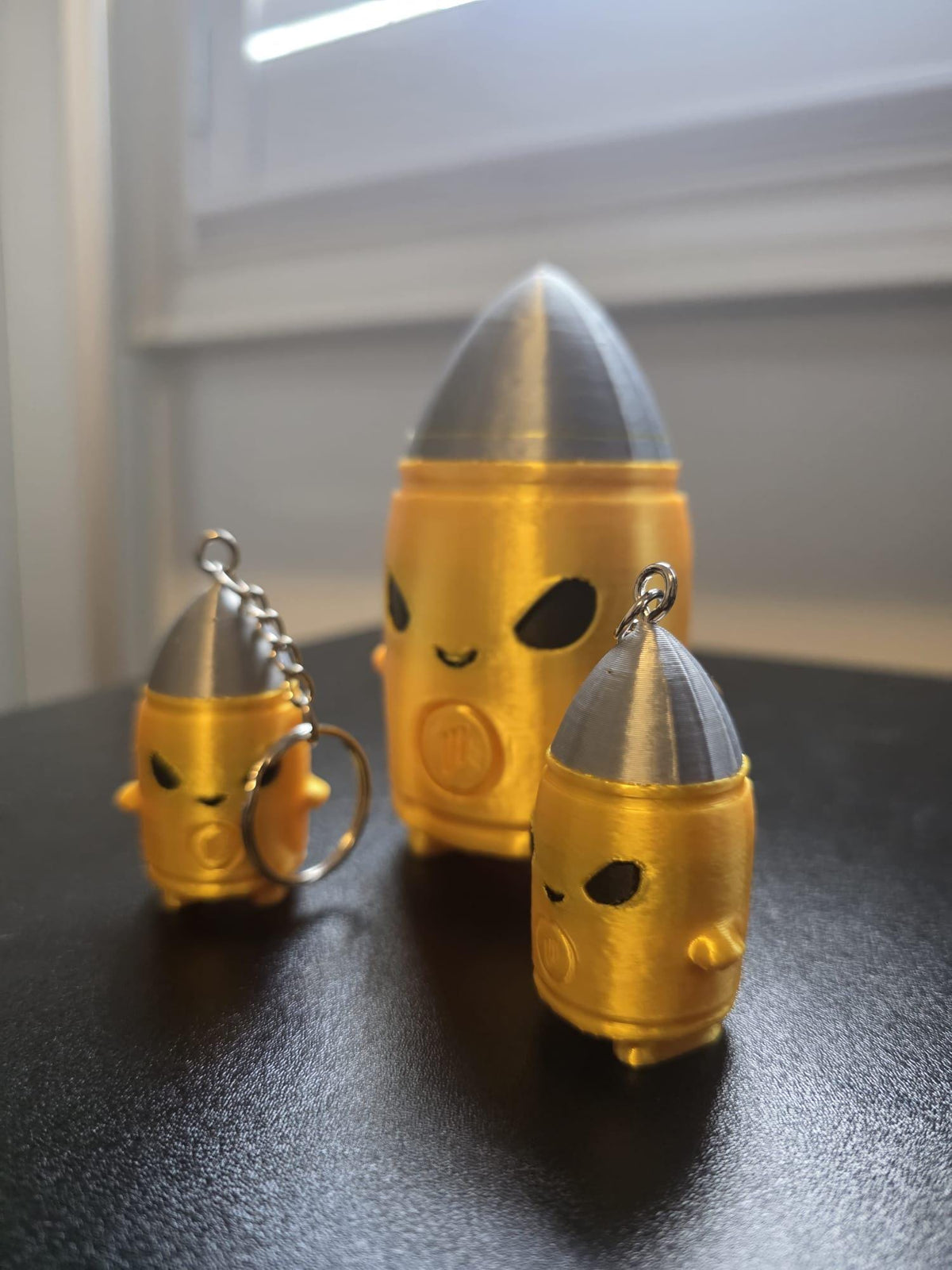 4" Brass Shell Sprite Custom 3D Printed Sprite & Desk Companion