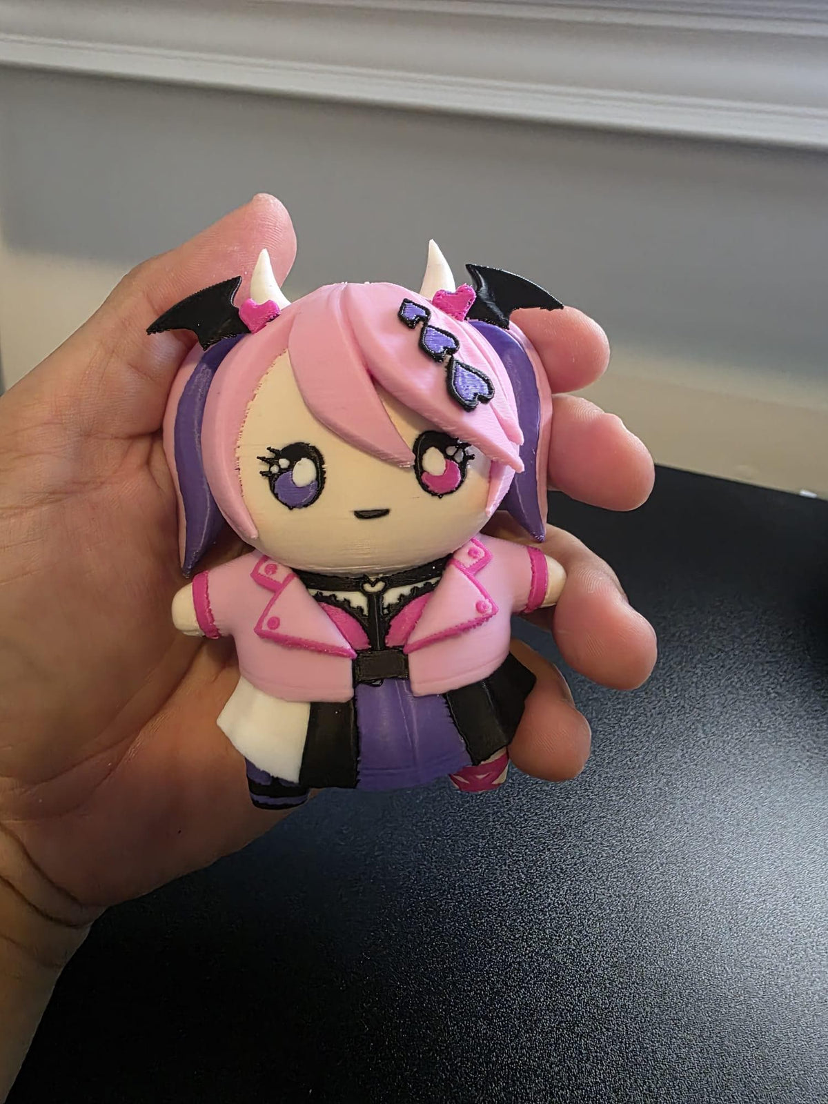 4" Anime Sprite I.Mouse Custom 3D Printed Sprite & Desk Companion