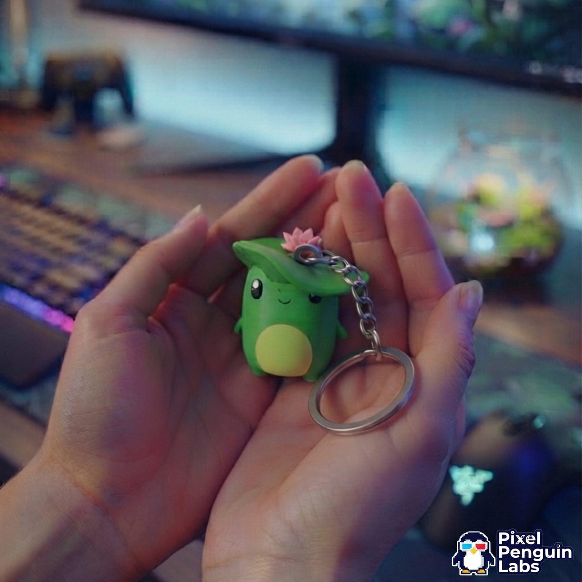4" Pond Sprite Custom 3D Printed Sprite & Desk Companion