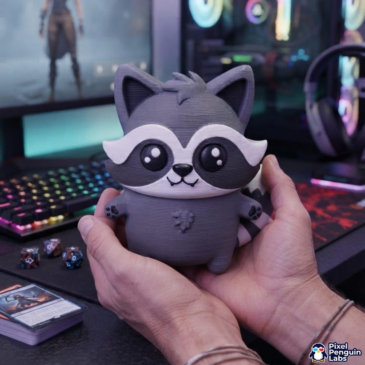 4" Dumpster Dive Sprite Custom 3D Printed Sprite & Desk Companion