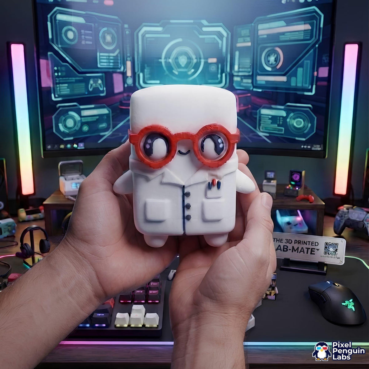 4" XRay Sprite Custom 3D Printed Sprite & Desk Companion