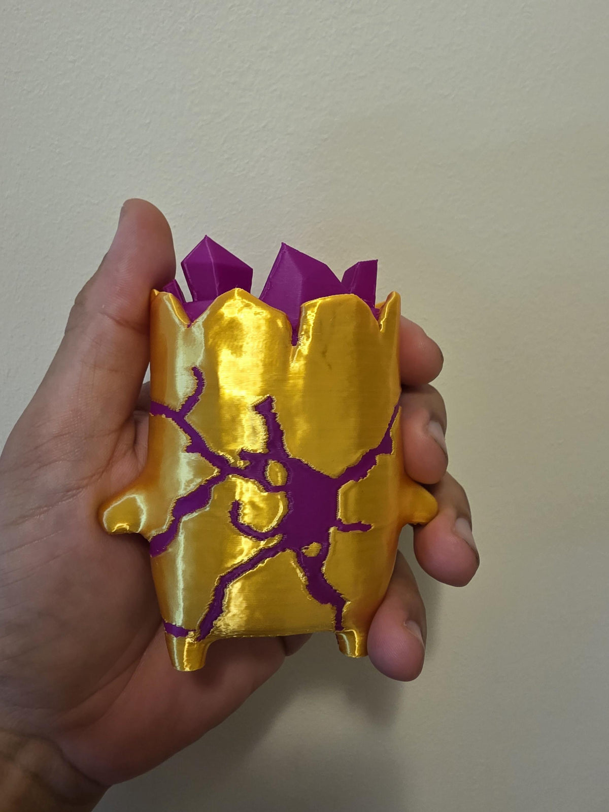 4" Gold Sprite – 3D Printed Custom Gamer Buddies