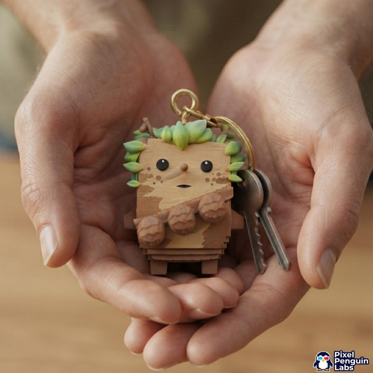B-Buddy Sprite Keychain Custom 3D Printed Sprite & Desk Companion