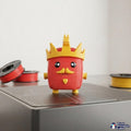 Crown Sprite Keychain Custom 3D Printed Sprite & Desk Companion