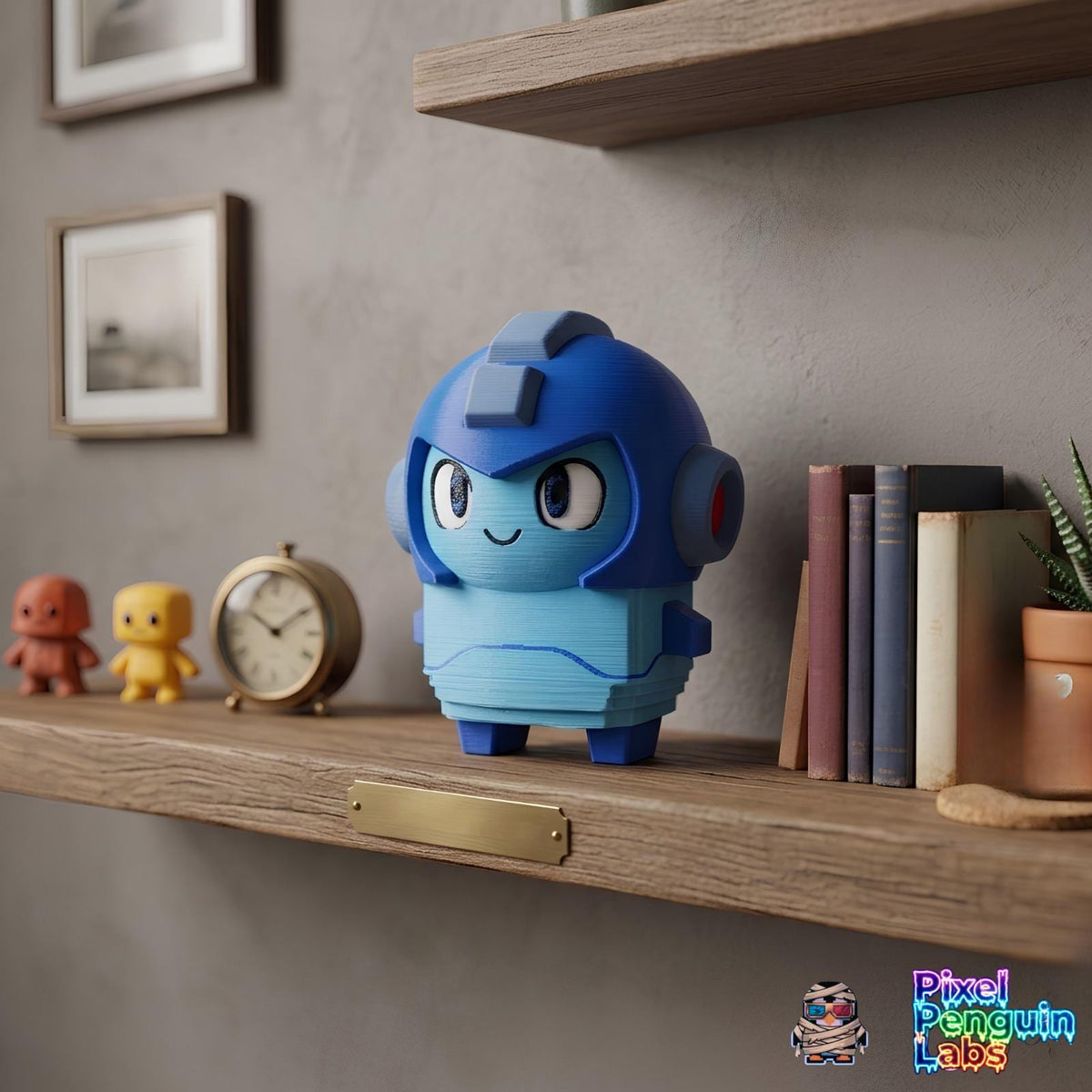 Mega.M Sprite Keychain Custom 3D Printed Sprite & Desk Companion