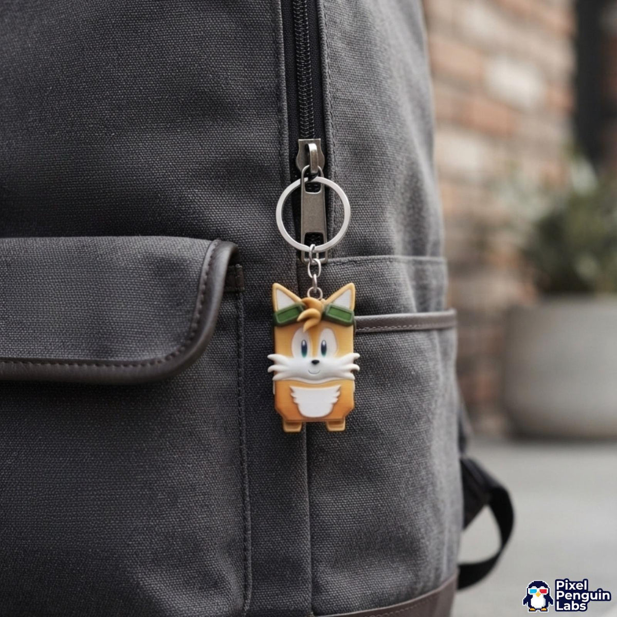 Fox Buddy Sprite Keychain Custom 3D Printed Sprite & Desk Companion