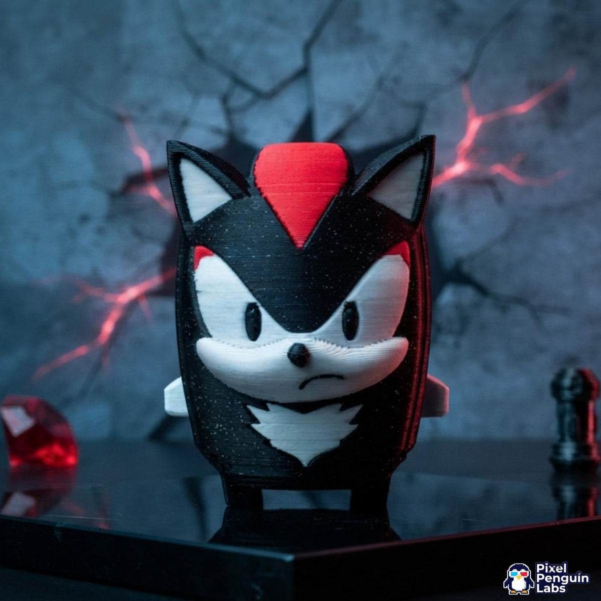 Shade buddy Keychain Custom 3D Printed Sprite & Desk Companion