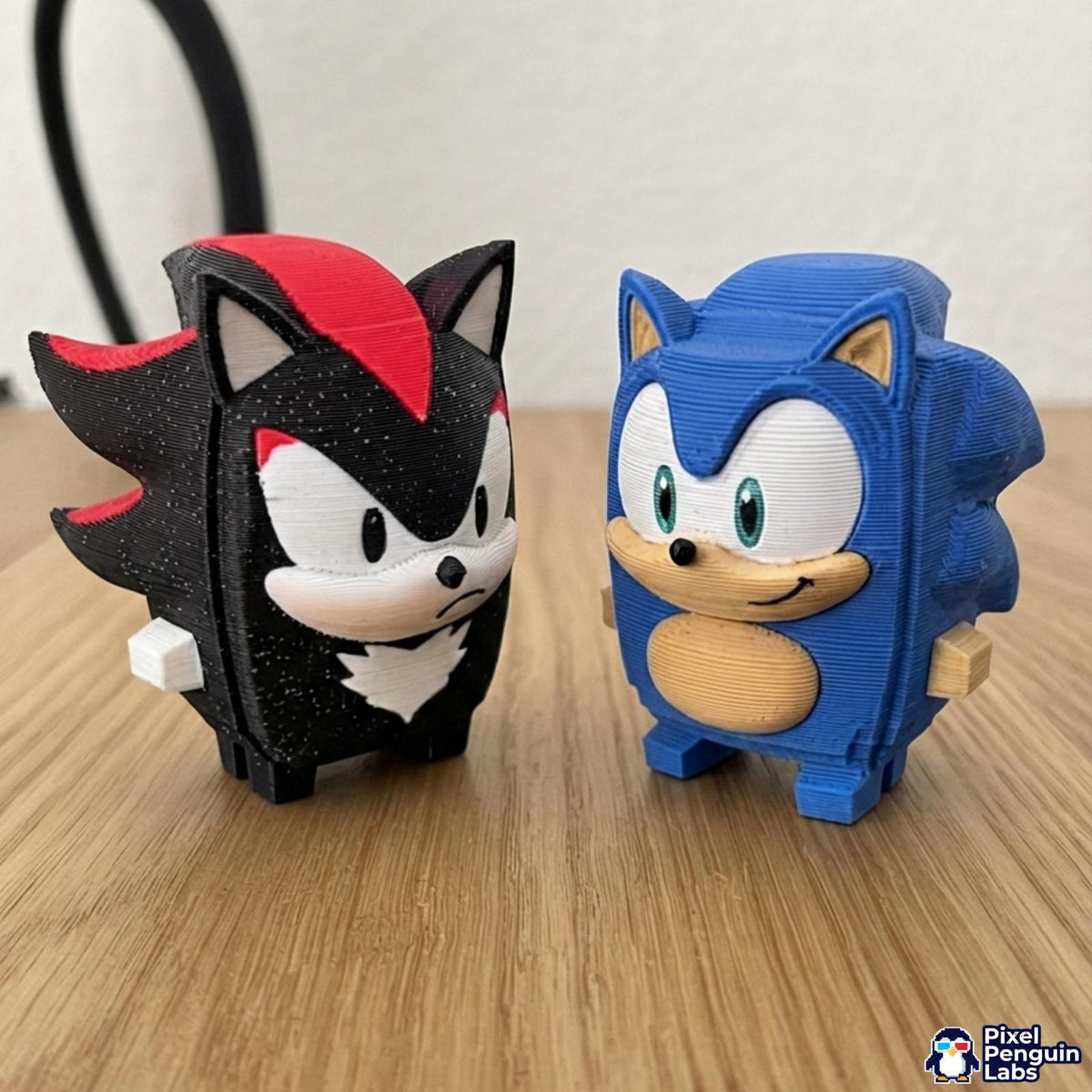 S Hedgehog Sprite Keychain Custom 3D Printed Sprite & Desk Companion
