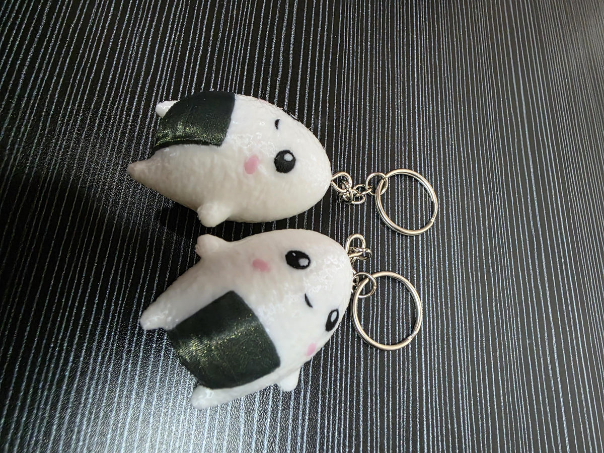 Sushi Buddy Keychain Custom 3D Printed Sprite & Desk Companion