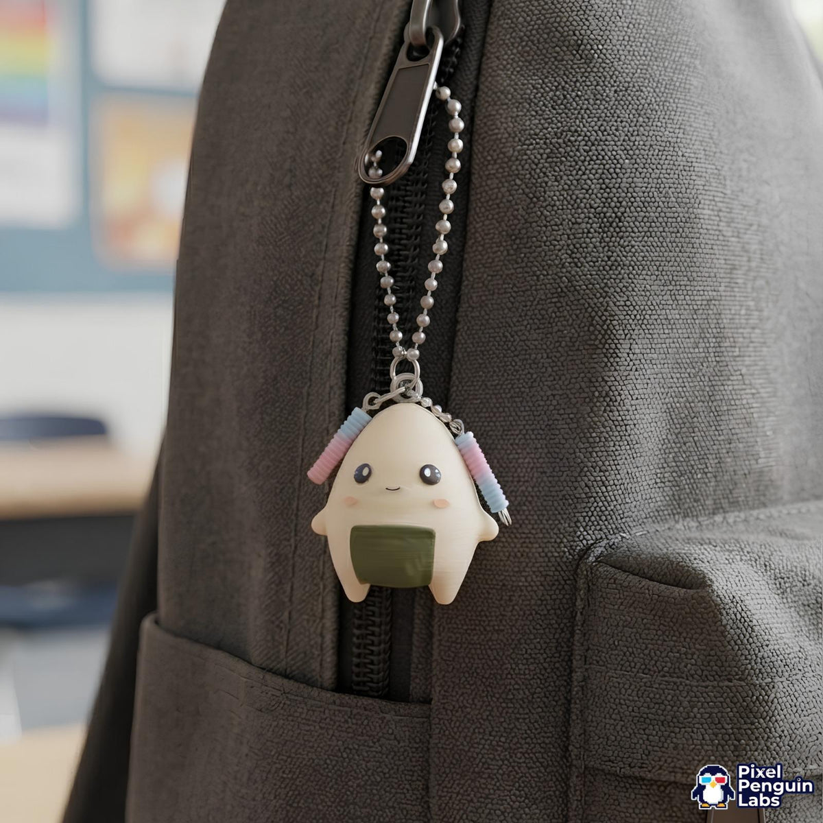 Sushi Buddy Keychain Custom 3D Printed Sprite & Desk Companion