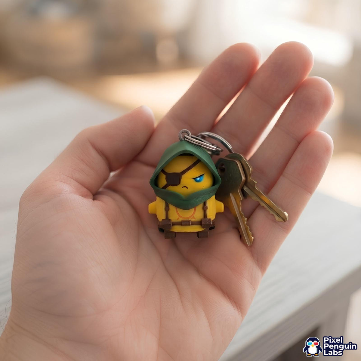 Adventure Sprite Keychain Custom 3D Printed Sprite & Desk Companion