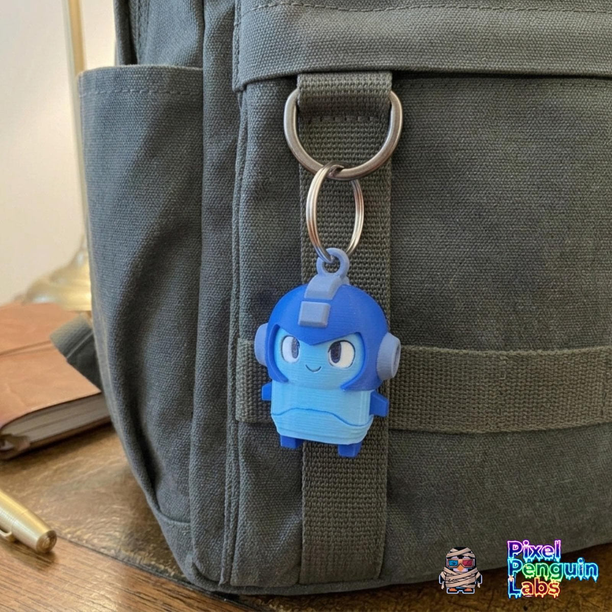 Mega.M Sprite Keychain Custom 3D Printed Sprite & Desk Companion