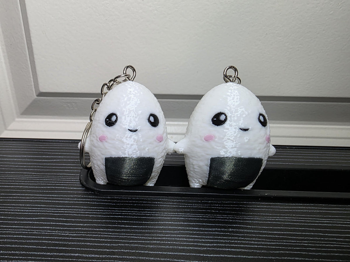 Sushi Buddy Keychain Custom 3D Printed Sprite & Desk Companion