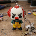 Clown Keychain, 3D Printed Halloween Charm, Cute Autumn Bag Buddy