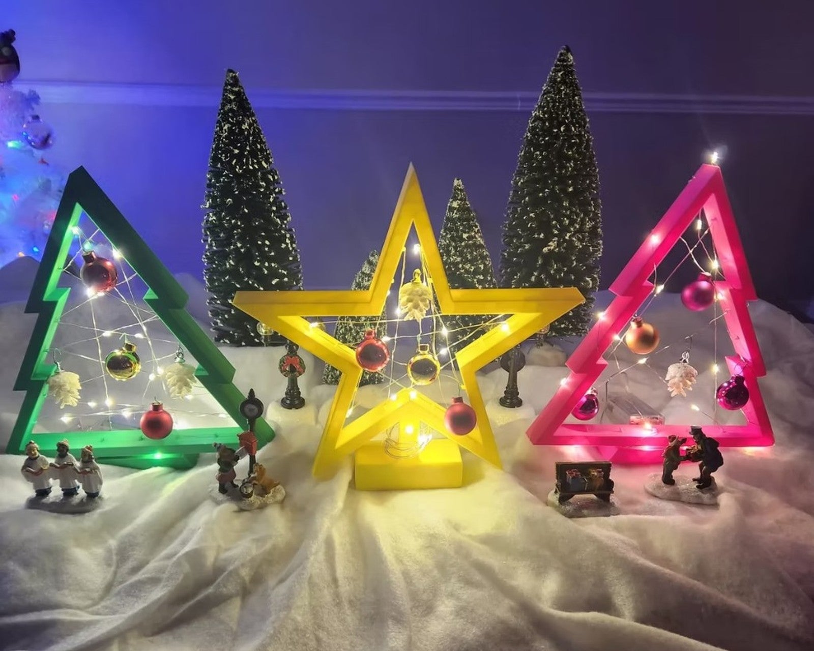 Light-up trees